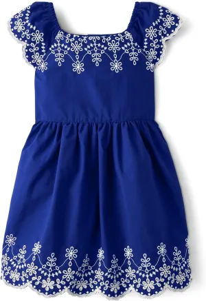Gymboree Girls and Toddler Short Sleeve Fit and Flare Dresses