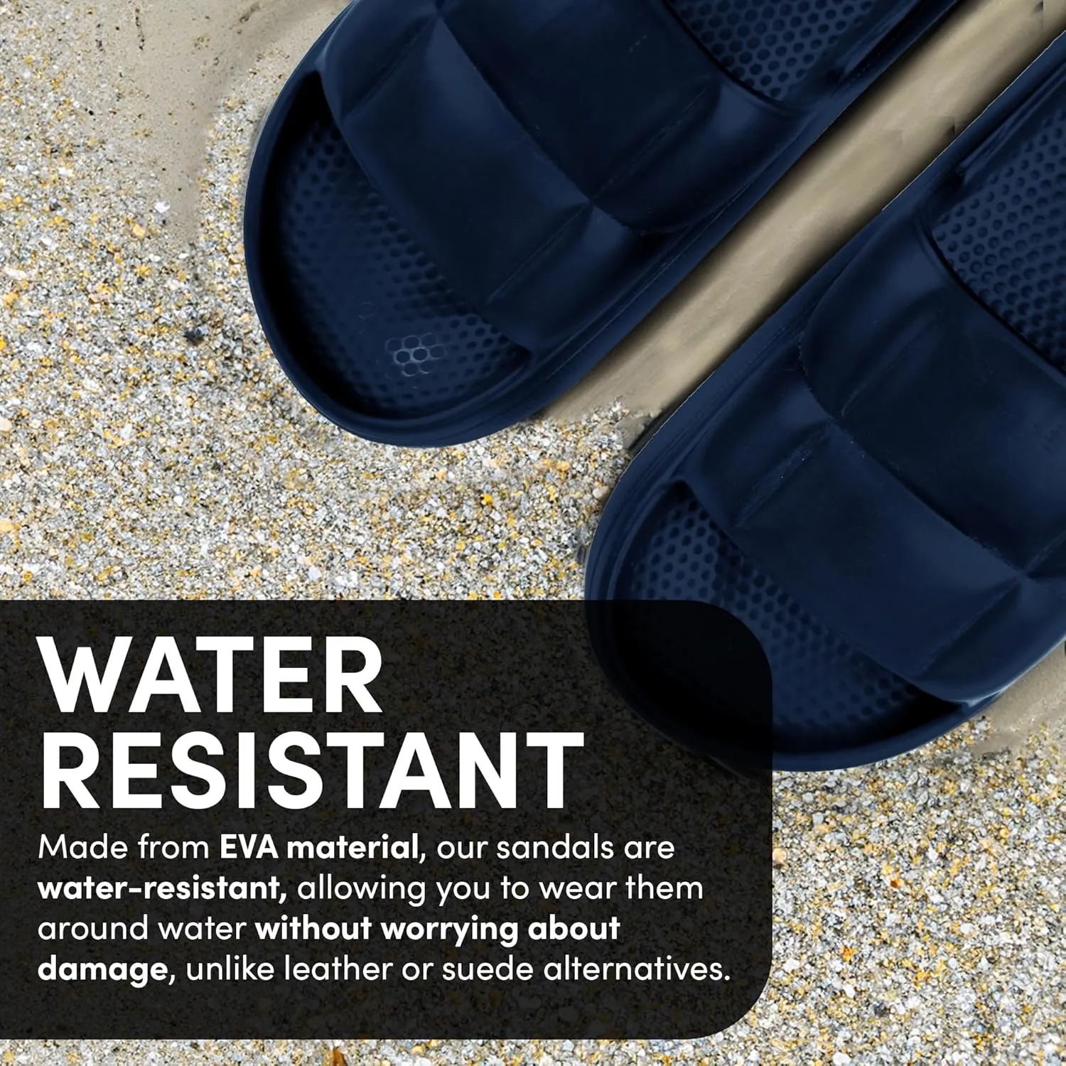 Helios Sandals with Flexible, Non-Slip, & Waterproof Material for Women, Men, Children, One Buckle Rubber Unisex Eva Sandals for Summer