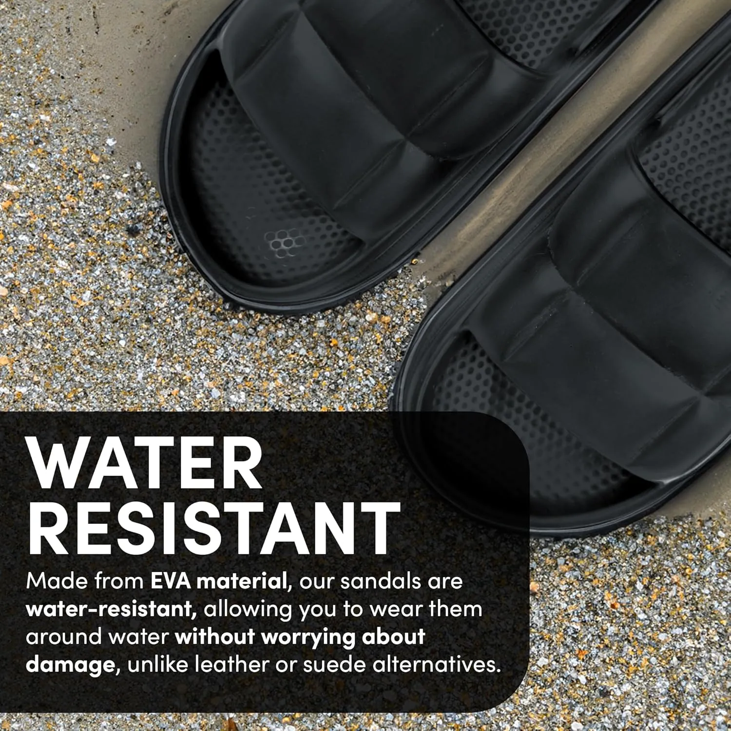 Helios Sandals with Flexible, Non-Slip, & Waterproof Material for Women, Men, Children, One Buckle Rubber Unisex Eva Sandals for Summer