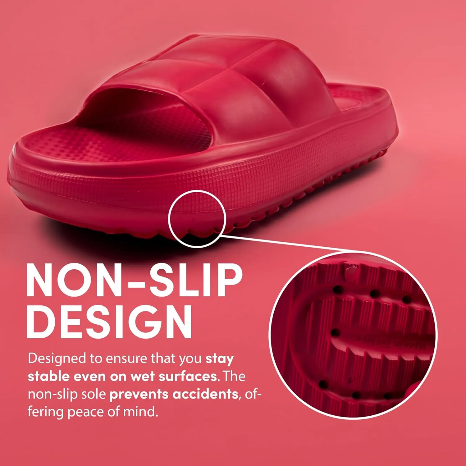 Helios Sandals with Flexible, Non-Slip, & Waterproof Material for Women, Men, Children, One Buckle Rubber Unisex Eva Sandals for Summer