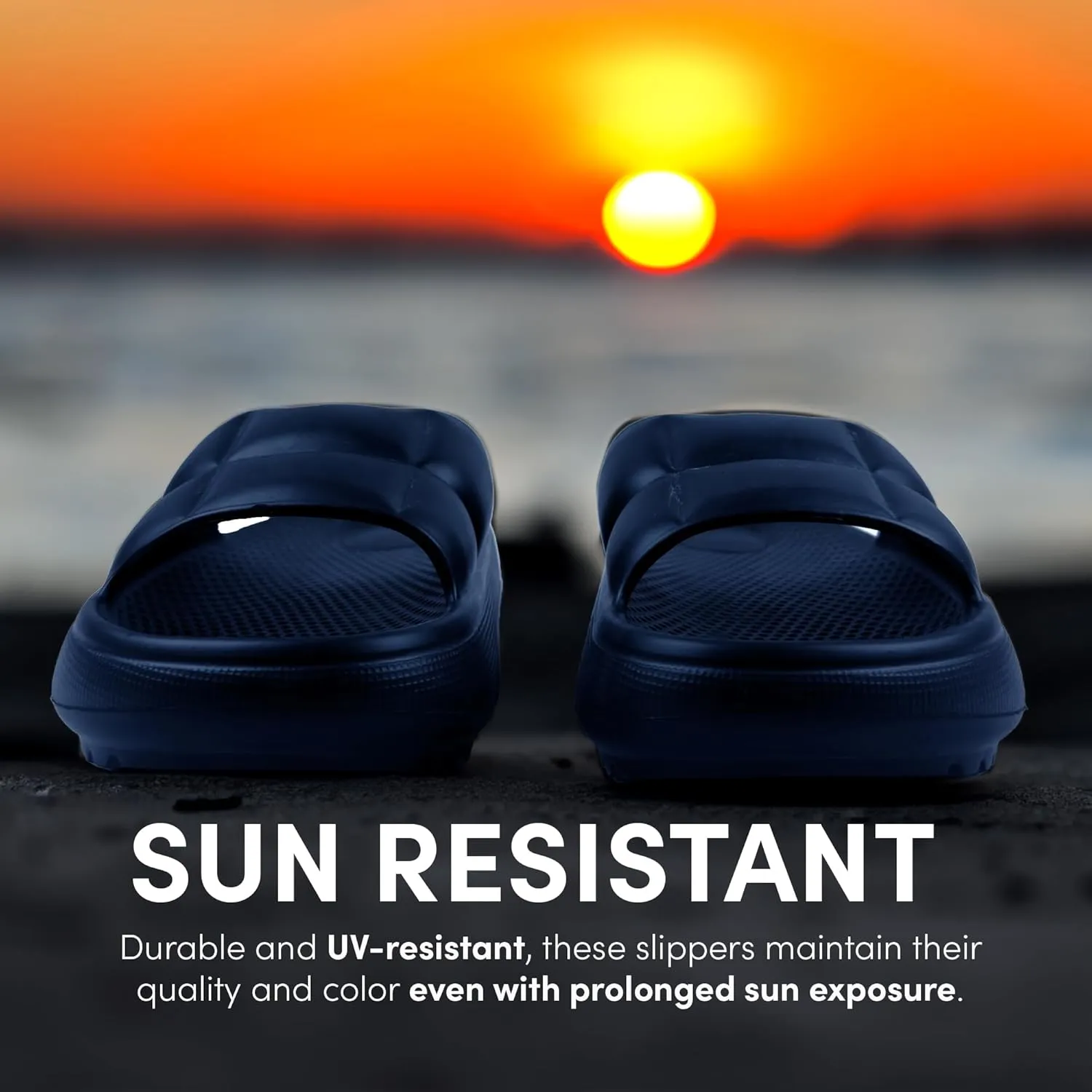 Helios Sandals with Flexible, Non-Slip, & Waterproof Material for Women, Men, Children, One Buckle Rubber Unisex Eva Sandals for Summer