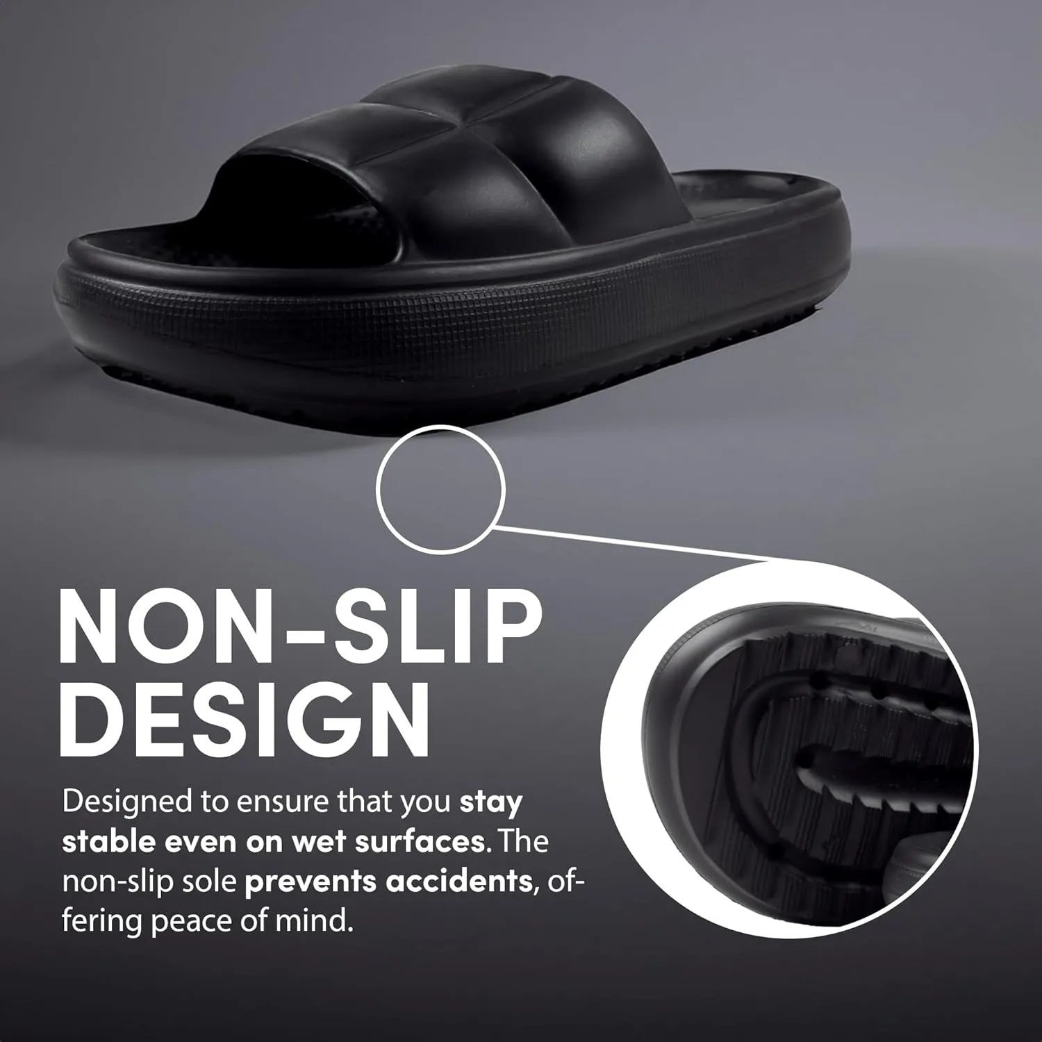 Helios Sandals with Flexible, Non-Slip, & Waterproof Material for Women, Men, Children, One Buckle Rubber Unisex Eva Sandals for Summer