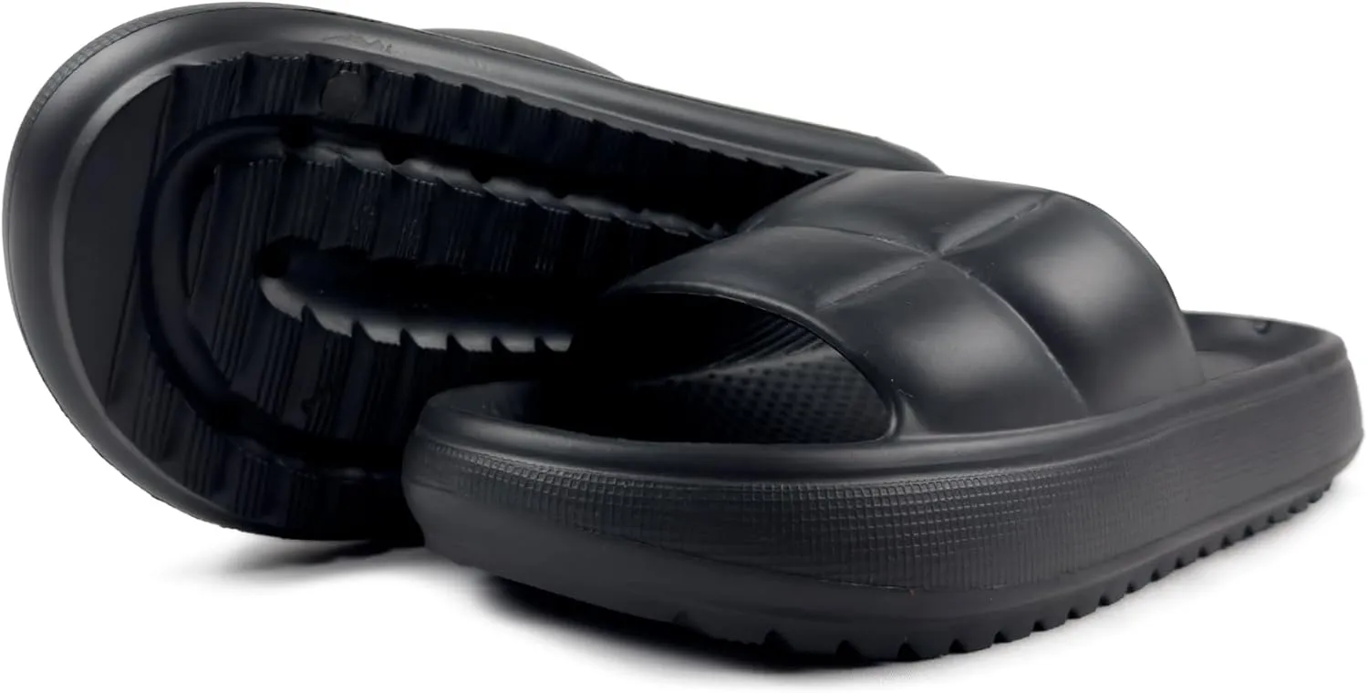 Helios Sandals with Flexible, Non-Slip, & Waterproof Material for Women, Men, Children, One Buckle Rubber Unisex Eva Sandals for Summer