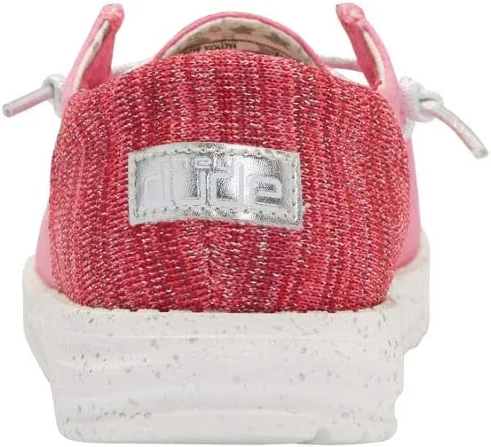 Hey Dude Girl's Wendy Youth Multiple Sizes & Colors | Girl’s Shoes | Girl’s Lace Up Loafers | Lightweight & Comfortable