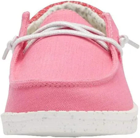 Hey Dude Girl's Wendy Youth Multiple Sizes & Colors | Girl’s Shoes | Girl’s Lace Up Loafers | Lightweight & Comfortable