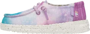 Hey Dude Toddler Wendy Sparkle | Toddler Loafers | Kids Slip on Shoes | Comfortable & Light-Weight