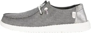 Hey Dude Wendy Metallic Sparkle Charcoal