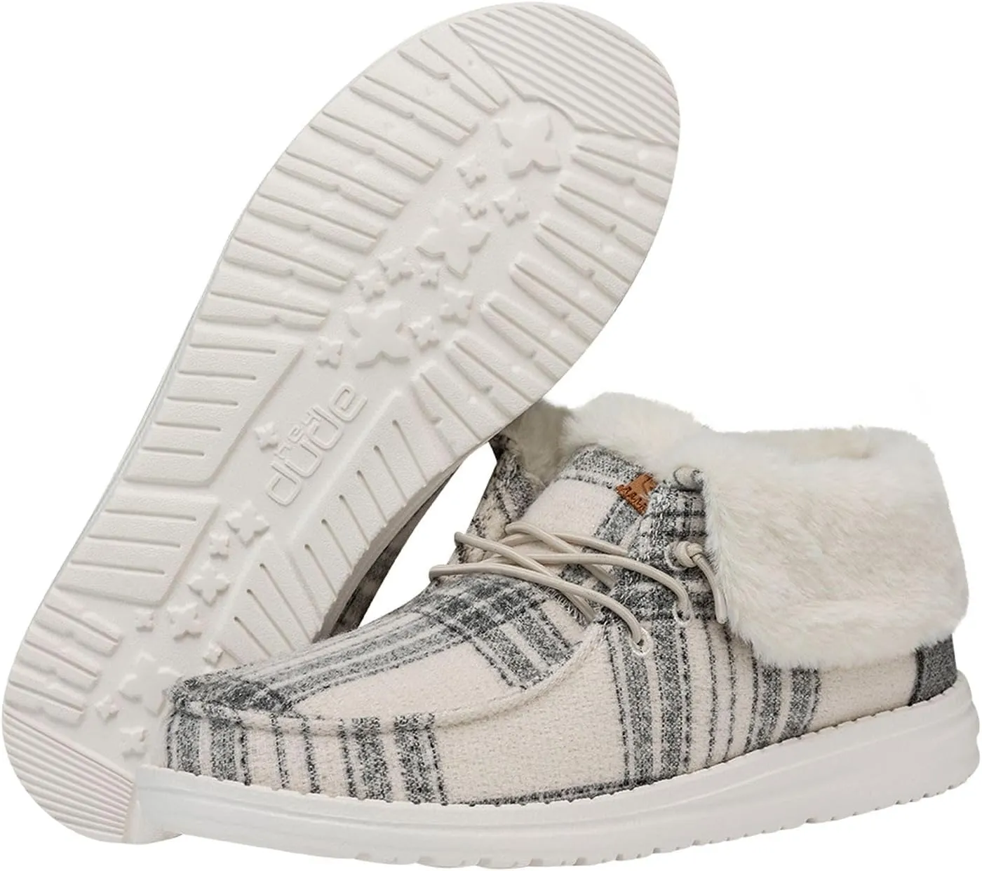 Hey Dude Women's Wendy Fold plaid Boot