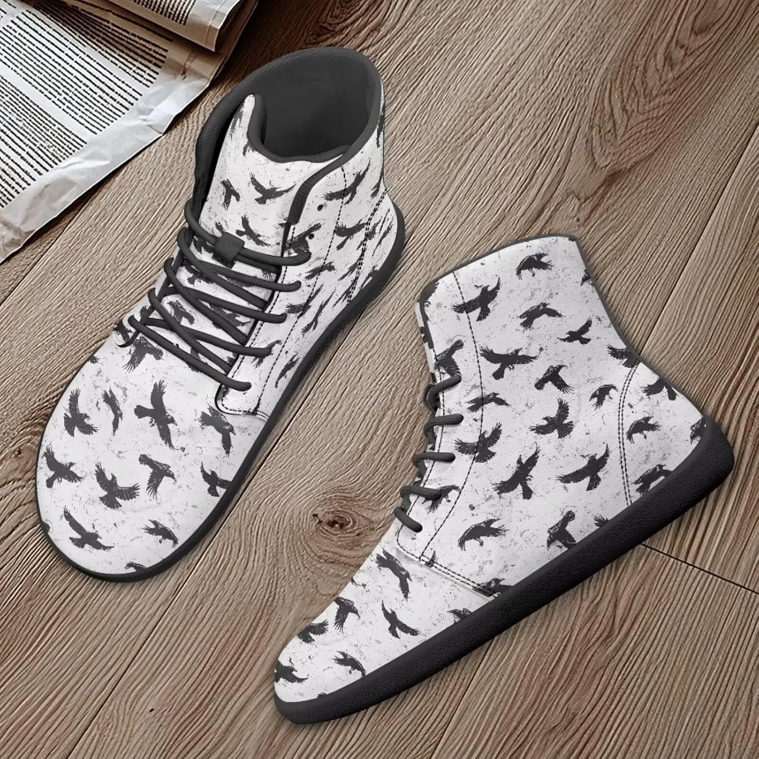 High Top Walking Barefoot Shoes for Men Women Running Sneakers Driving Loafers Work Training Shoes
