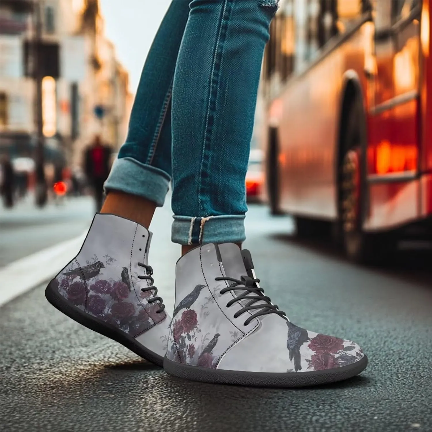 High Top Walking Barefoot Shoes for Men Women Running Sneakers Driving Loafers Work Training Shoes