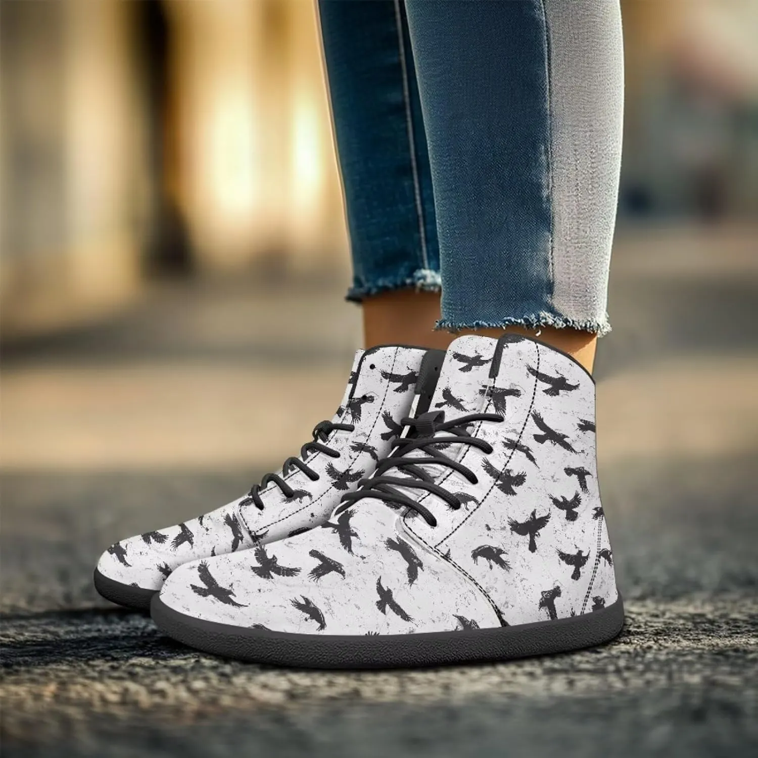 High Top Walking Barefoot Shoes for Men Women Running Sneakers Driving Loafers Work Training Shoes