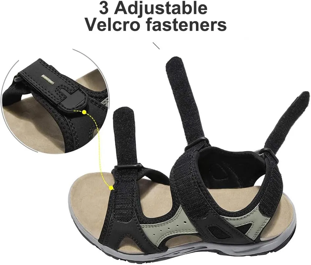 Hiking Sandals for Women, Comfortable Sports Sandals Waterproof for Beach Water Walks with Arch Support
