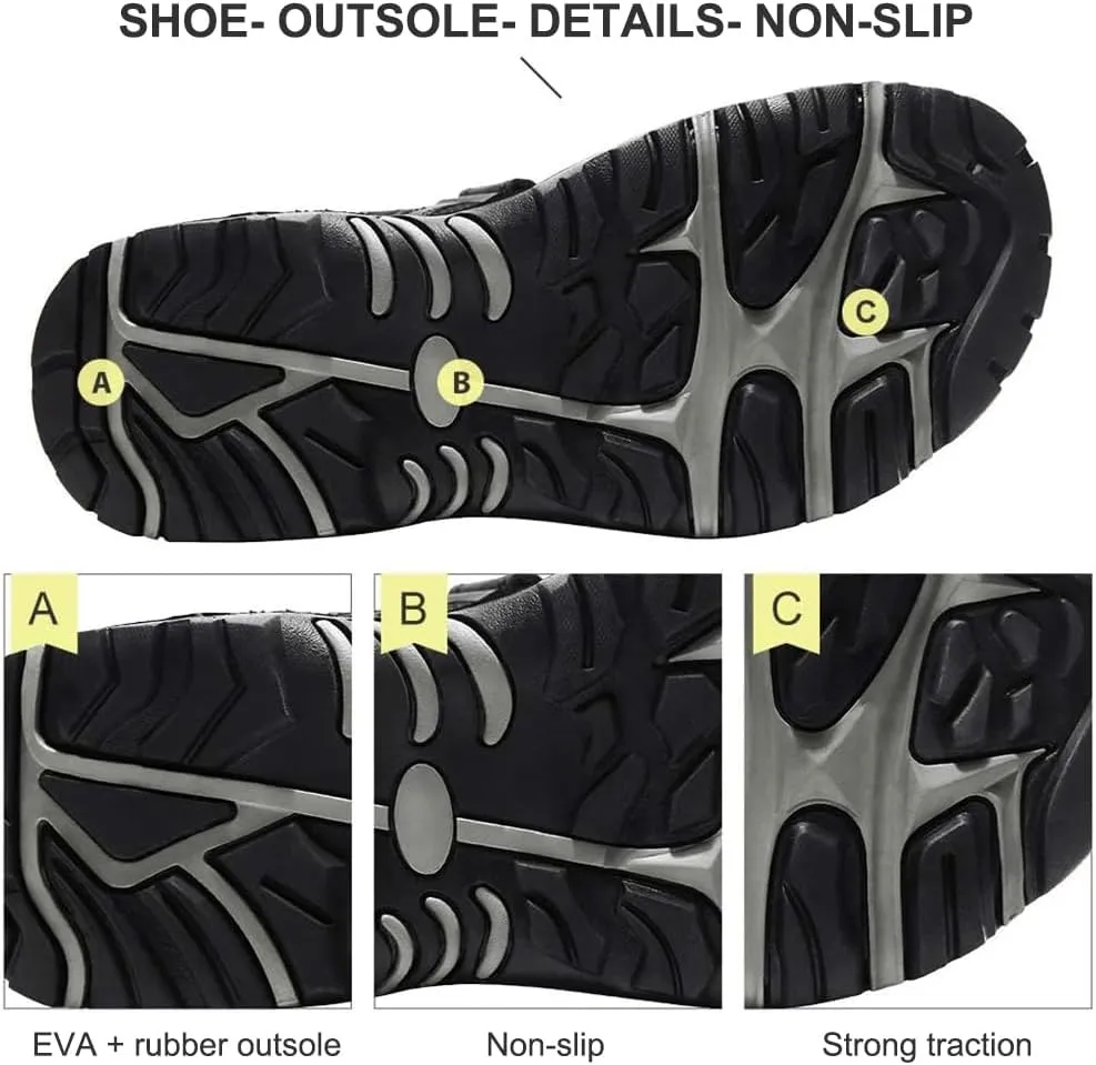 Hiking Sandals for Women, Comfortable Sports Sandals Waterproof for Beach Water Walks with Arch Support