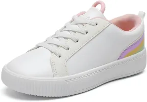 HOMEHOT Girls Sneaker Slip on Shoes for Girls White (Toddler/Little Kid/Big Kid)
