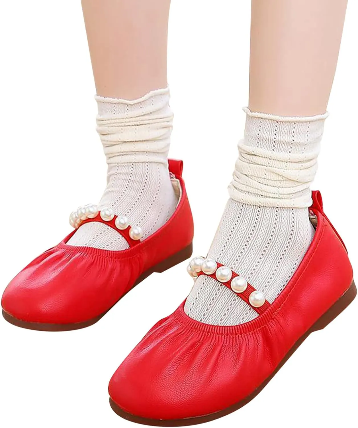 House Slipper with Memory Foam Toddler Little Girl Dress Shoes Casual Slip On Ballet Flat Girls Sandals Easter