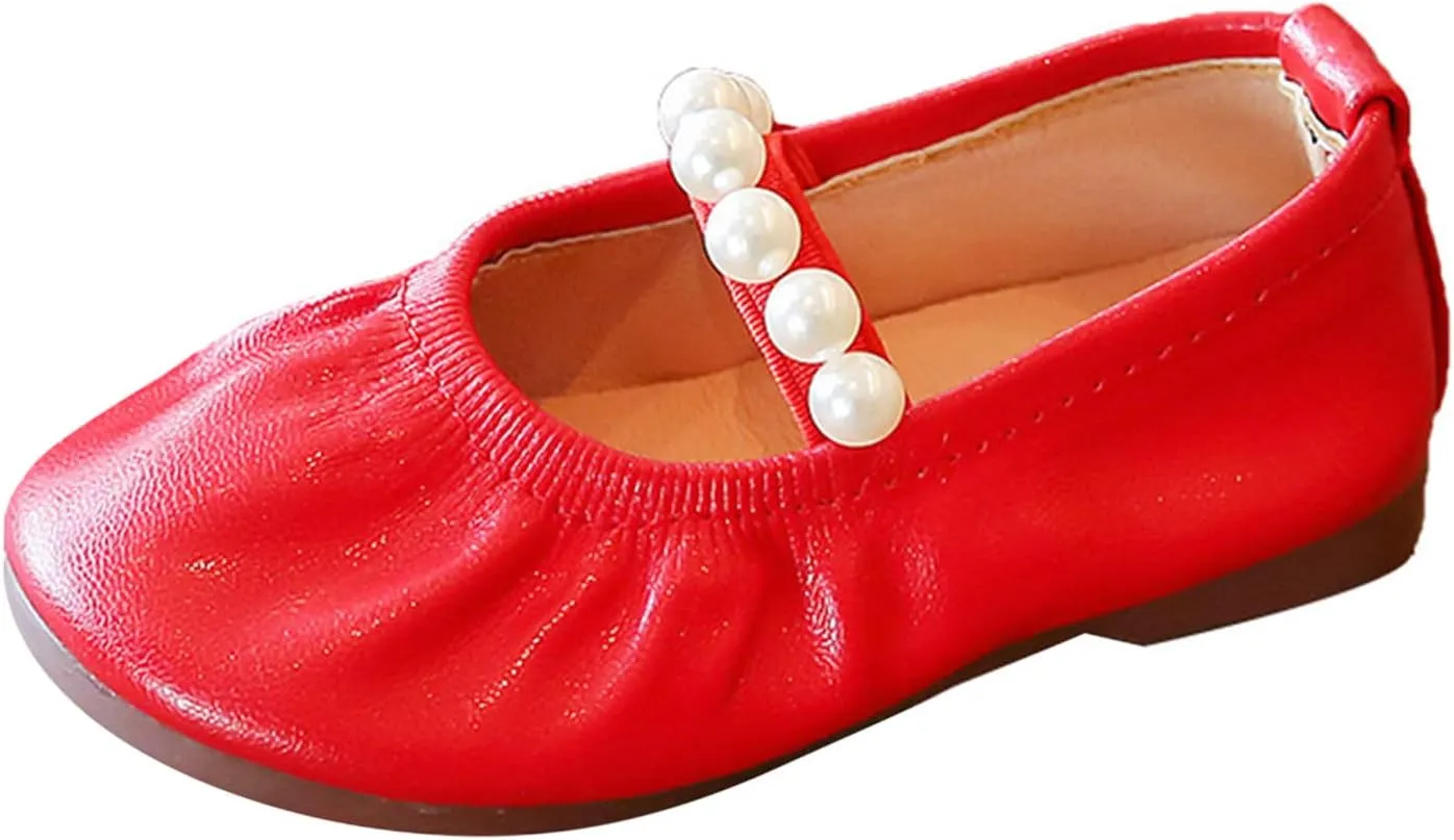 House Slipper with Memory Foam Toddler Little Girl Dress Shoes Casual Slip On Ballet Flat Girls Sandals Easter