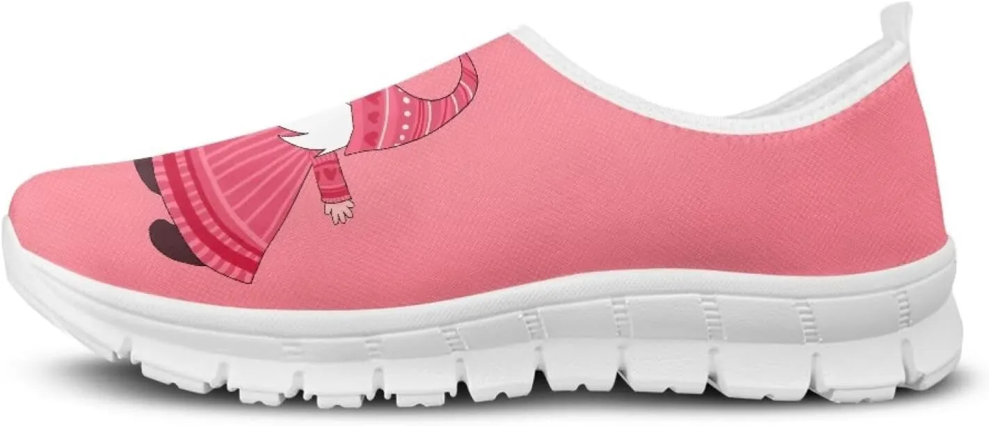 Howilath Valentine's Slip on Loafers for Women Running Sneakers Tennis Shoes Walking Casual Loafers