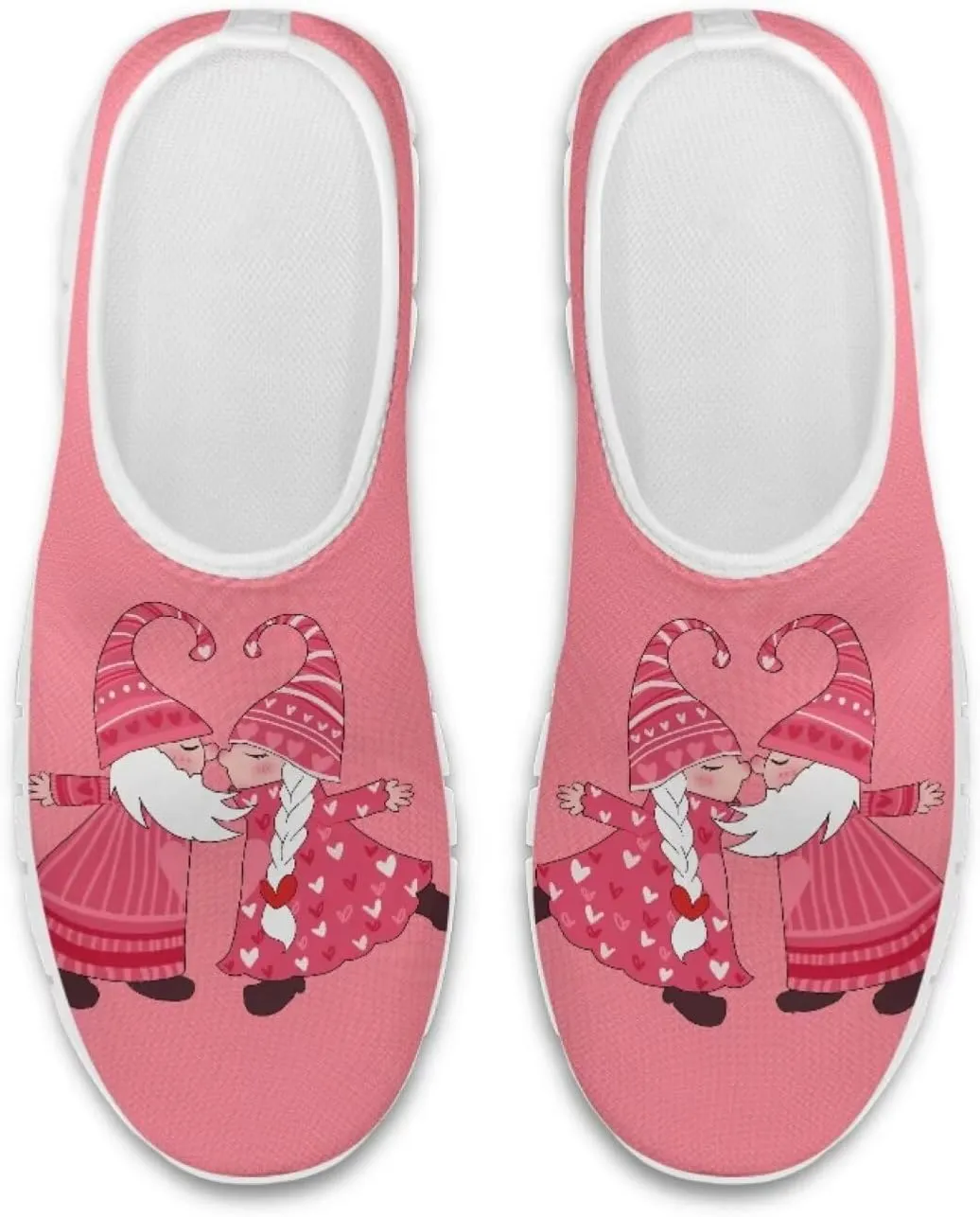 Howilath Valentine's Slip on Loafers for Women Running Sneakers Tennis Shoes Walking Casual Loafers