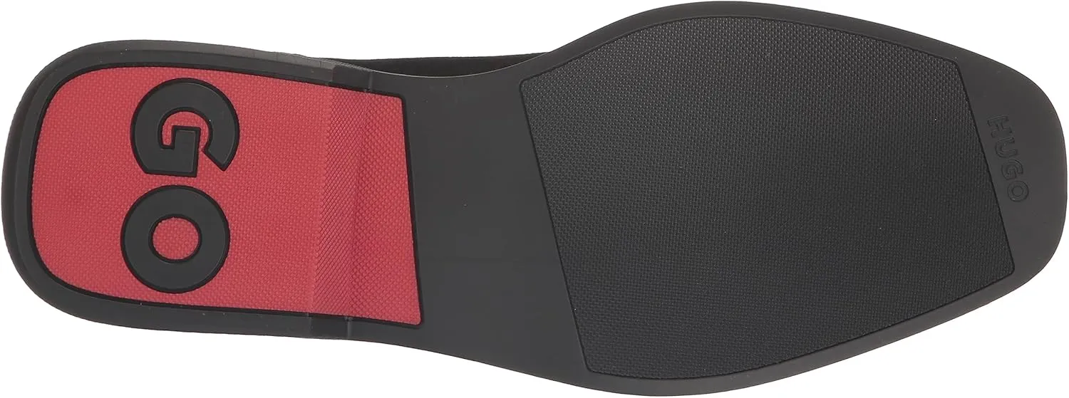 HUGO Men's Iker Suede Chelsea Boot Hiking Shoe