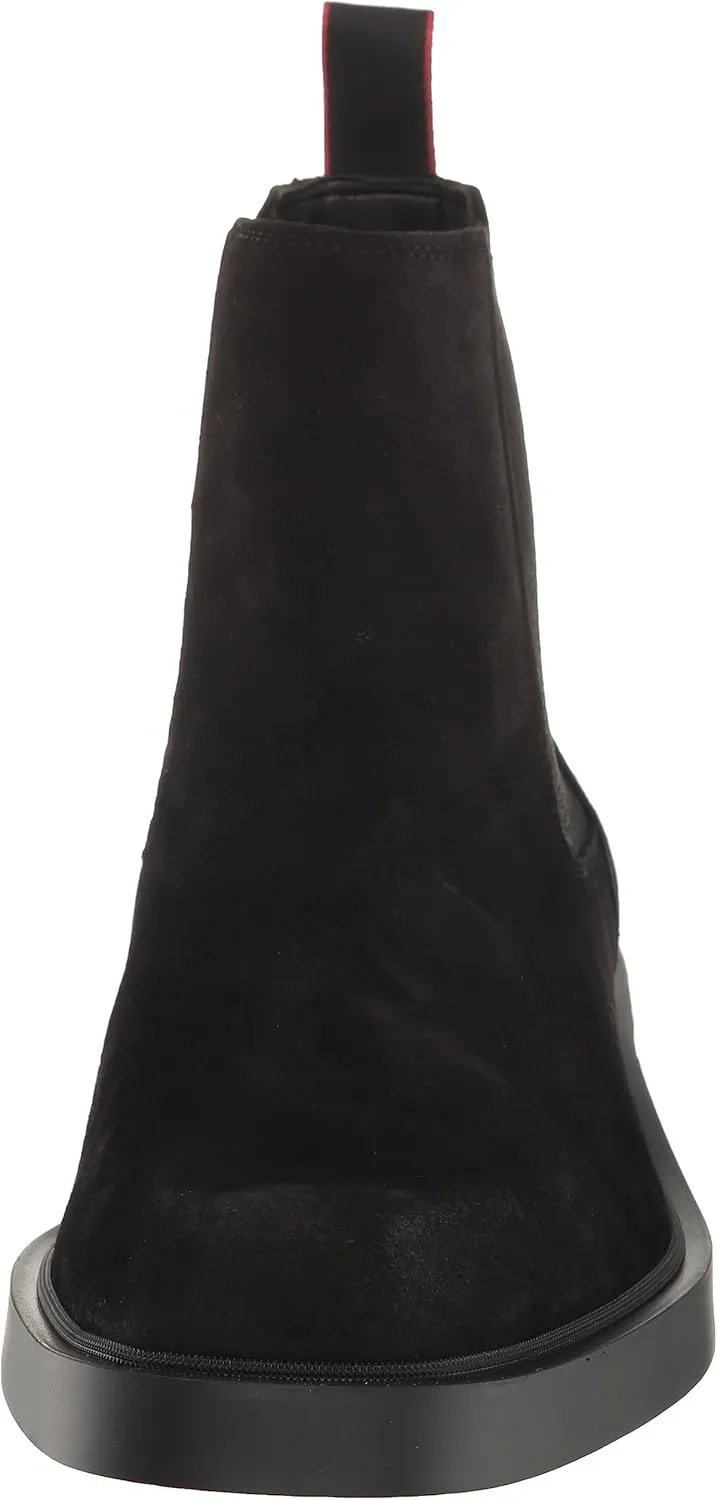 HUGO Men's Iker Suede Chelsea Boot Hiking Shoe