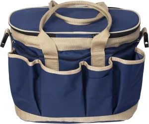 Huntley Equestrian Deluxe Grooming Bag Perfectly Designed Easy Access Multi Pocket Zipper Top Closure Double Handles Shoulder Strap Exterior Pockets