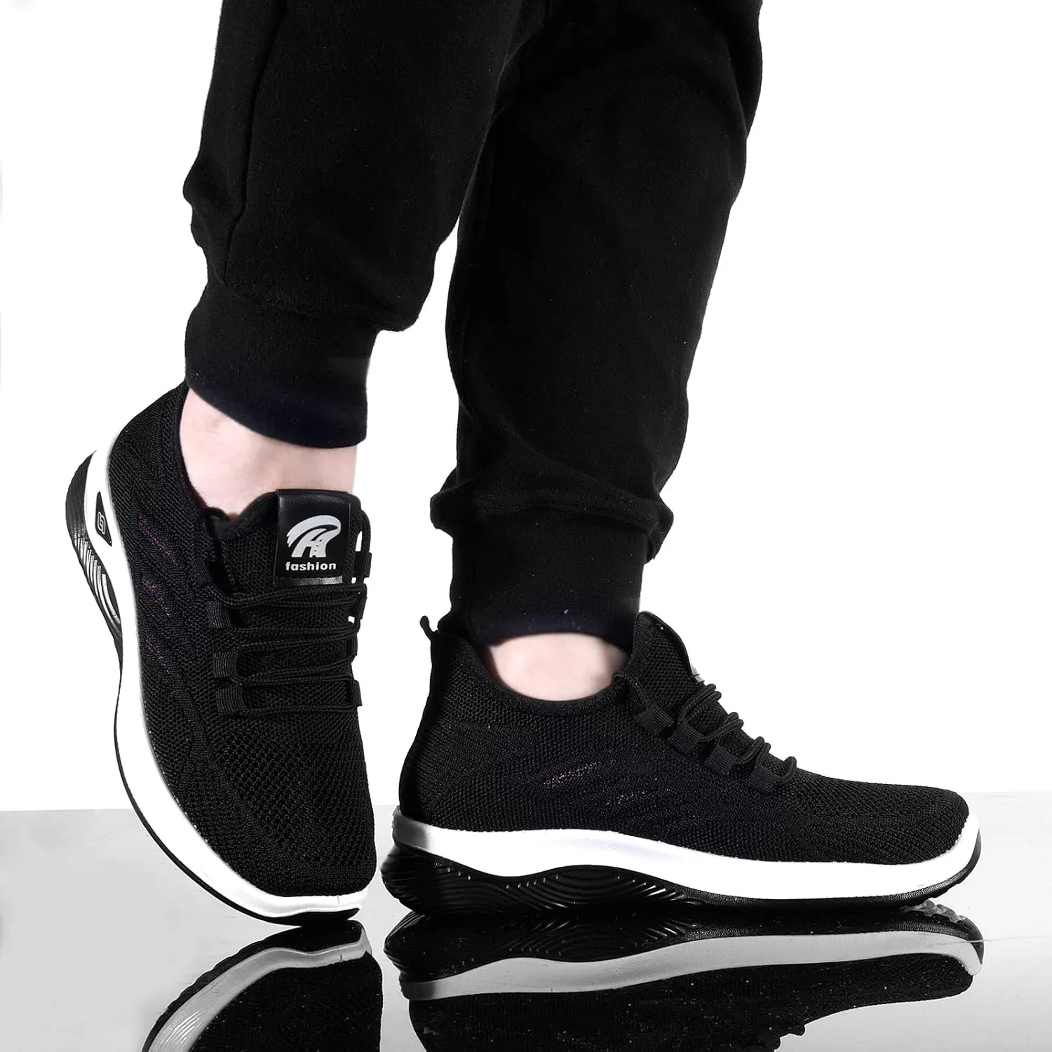 ihinzry Women's Flying Woven Sneakers Lightweight Comfortable Mesh Walking Shoes Outdoor Non Slip Breathable Tennis Shoes
