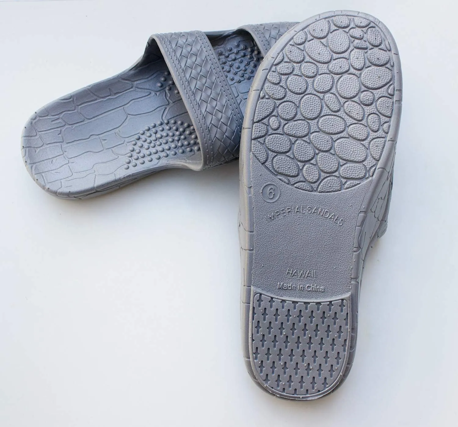 IMPERIAL SANDALS HAWAII Women Double Strap Jesus Style Hawaii Sandals, Unisex Sandal for Women Men and Teens