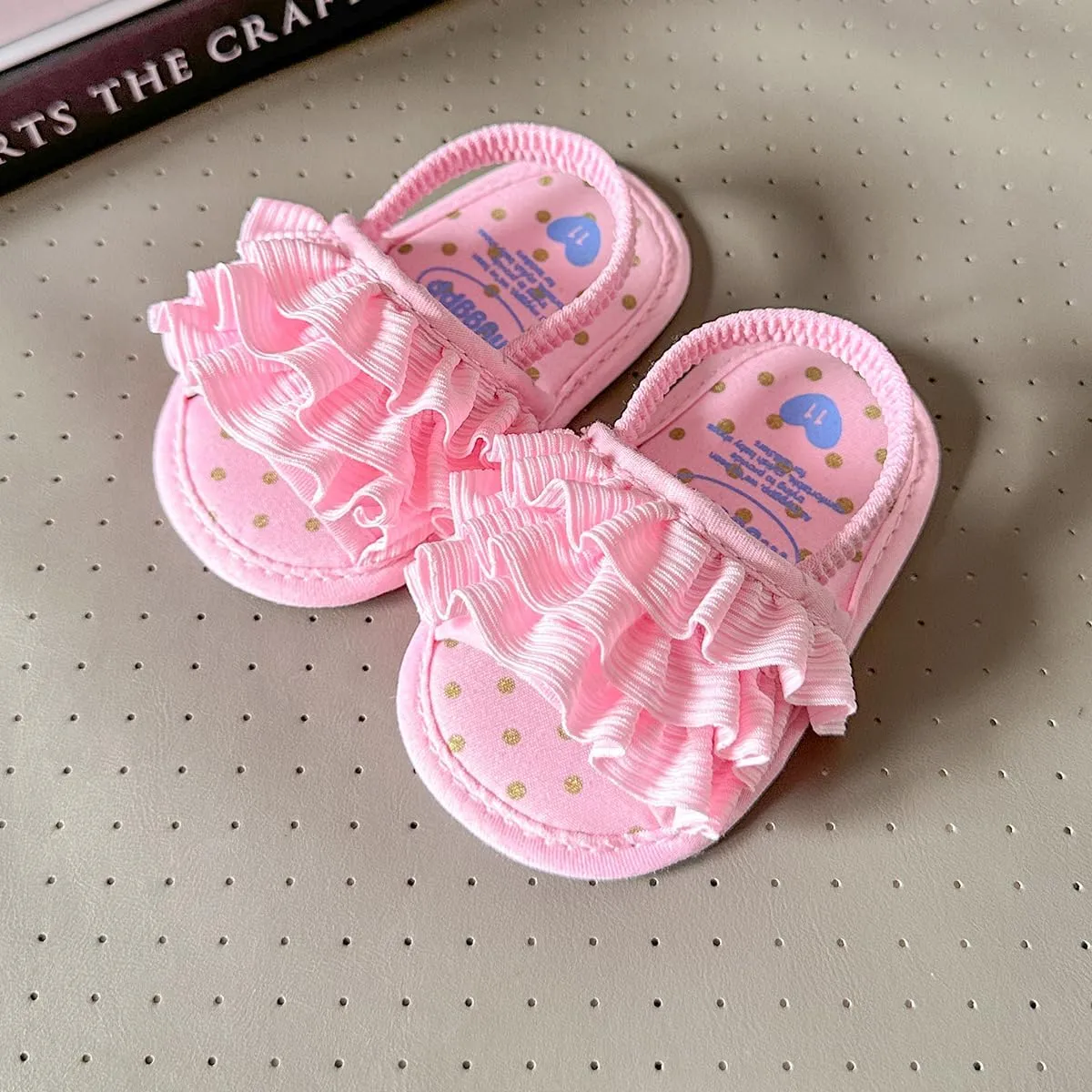 Infant Baby Boys Girls Sandals Summer Baby Wedding Dress Flat Shoes Newborn Crib Shoes First Walkers Prewalkers Shoes
