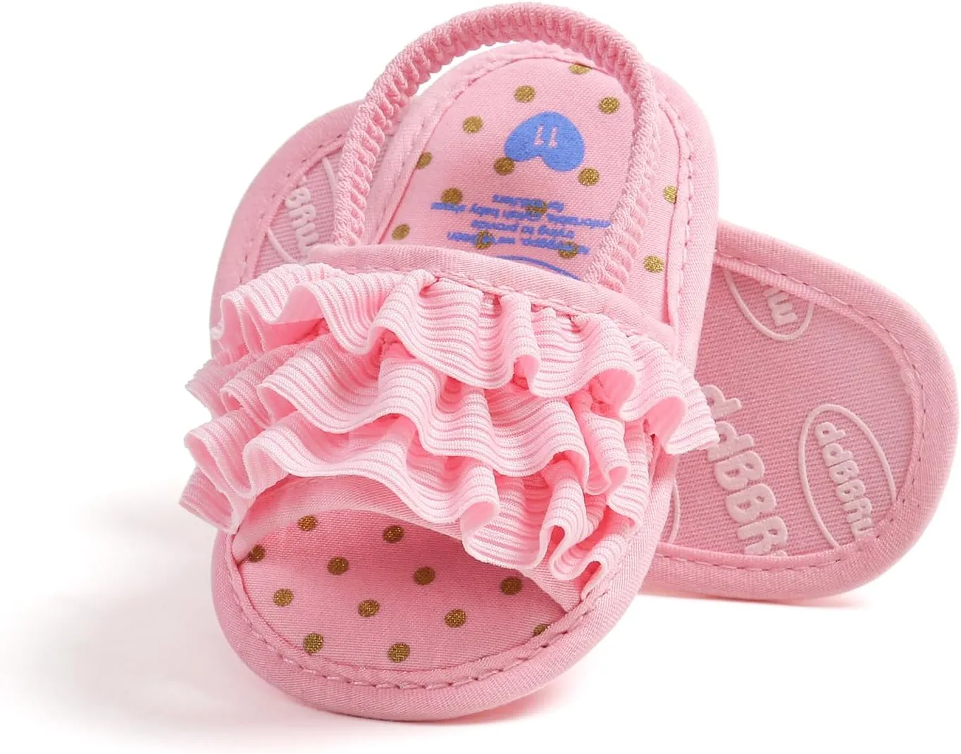 Infant Baby Boys Girls Sandals Summer Baby Wedding Dress Flat Shoes Newborn Crib Shoes First Walkers Prewalkers Shoes