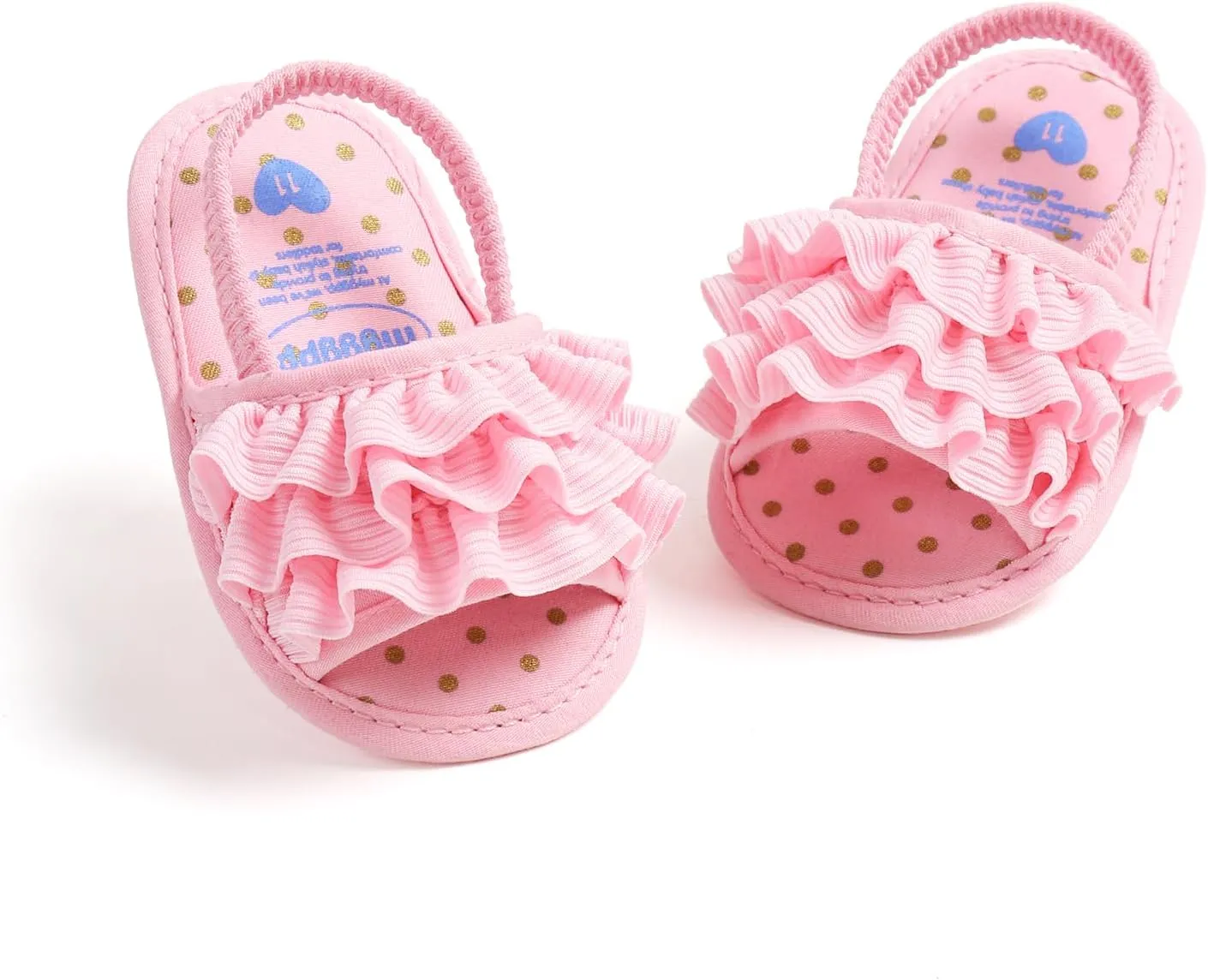 Infant Baby Boys Girls Sandals Summer Baby Wedding Dress Flat Shoes Newborn Crib Shoes First Walkers Prewalkers Shoes