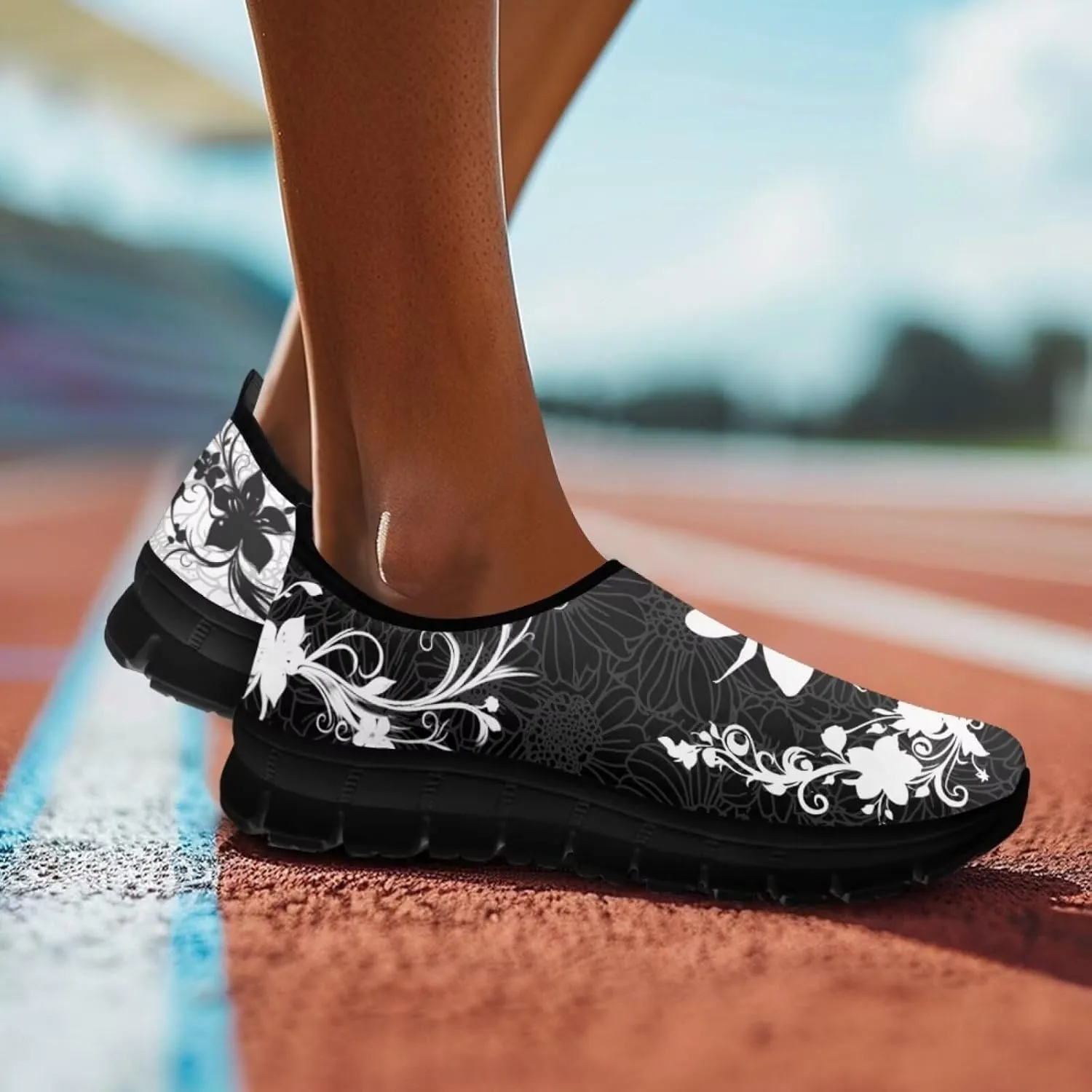 Insects Print Men Slip On Shoes Mesh Flats Shoes Women Breathable Loafers Shoes Comfortable Walking Training Shoes for Business Daily Wear
