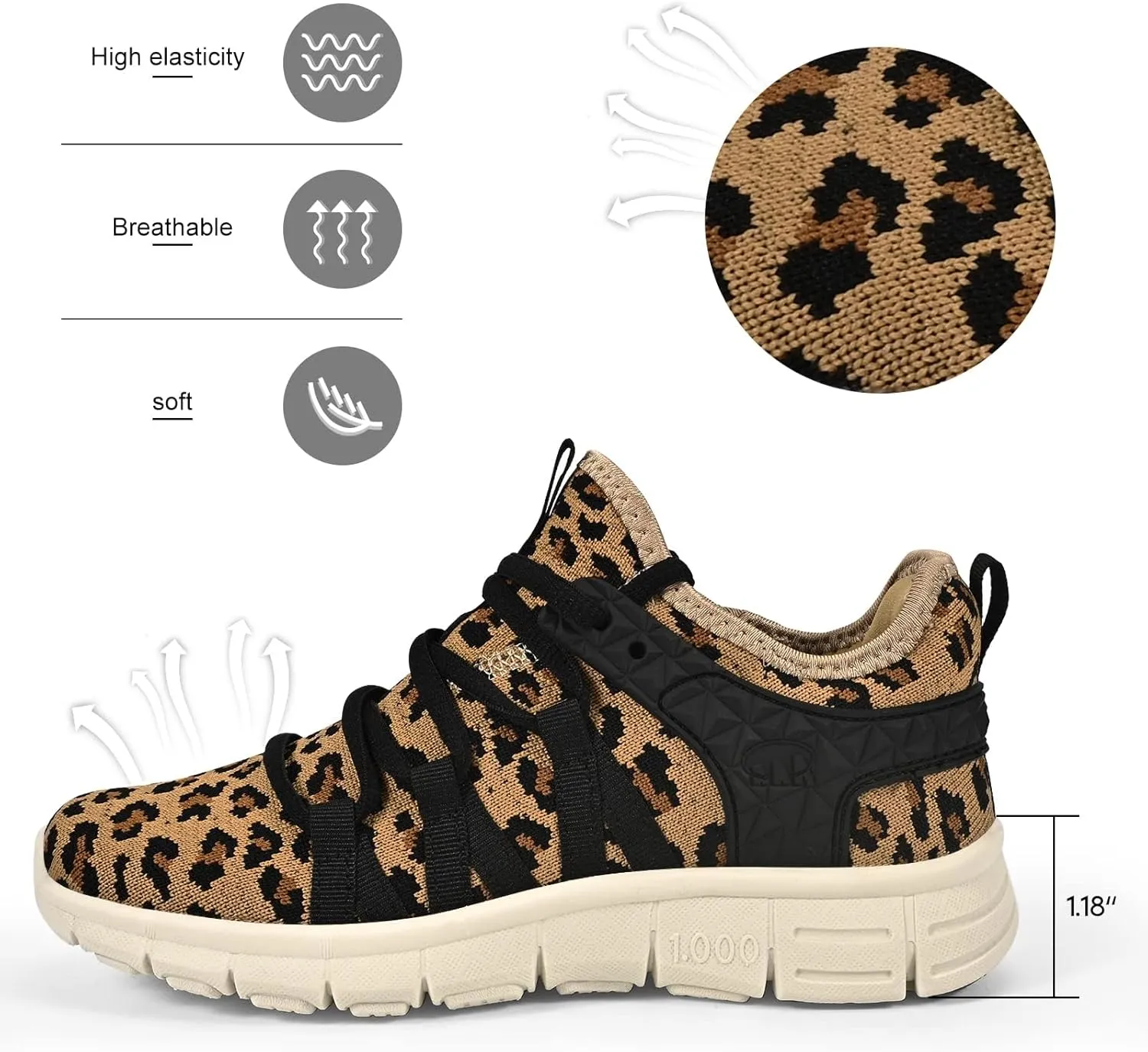 INZCOU Running Shoes Lightweight Tennis Shoes Non Slip Gym Workout Shoes Breathable Mesh Walking Sneakers
