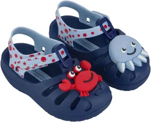 Ipanema Summer Baby Sandals - Closed-Toe Sandals for Toddlers with Velcro Closure, Easy On/Off, Comfy, Breathable, Lightweight, Water Resistant PVC