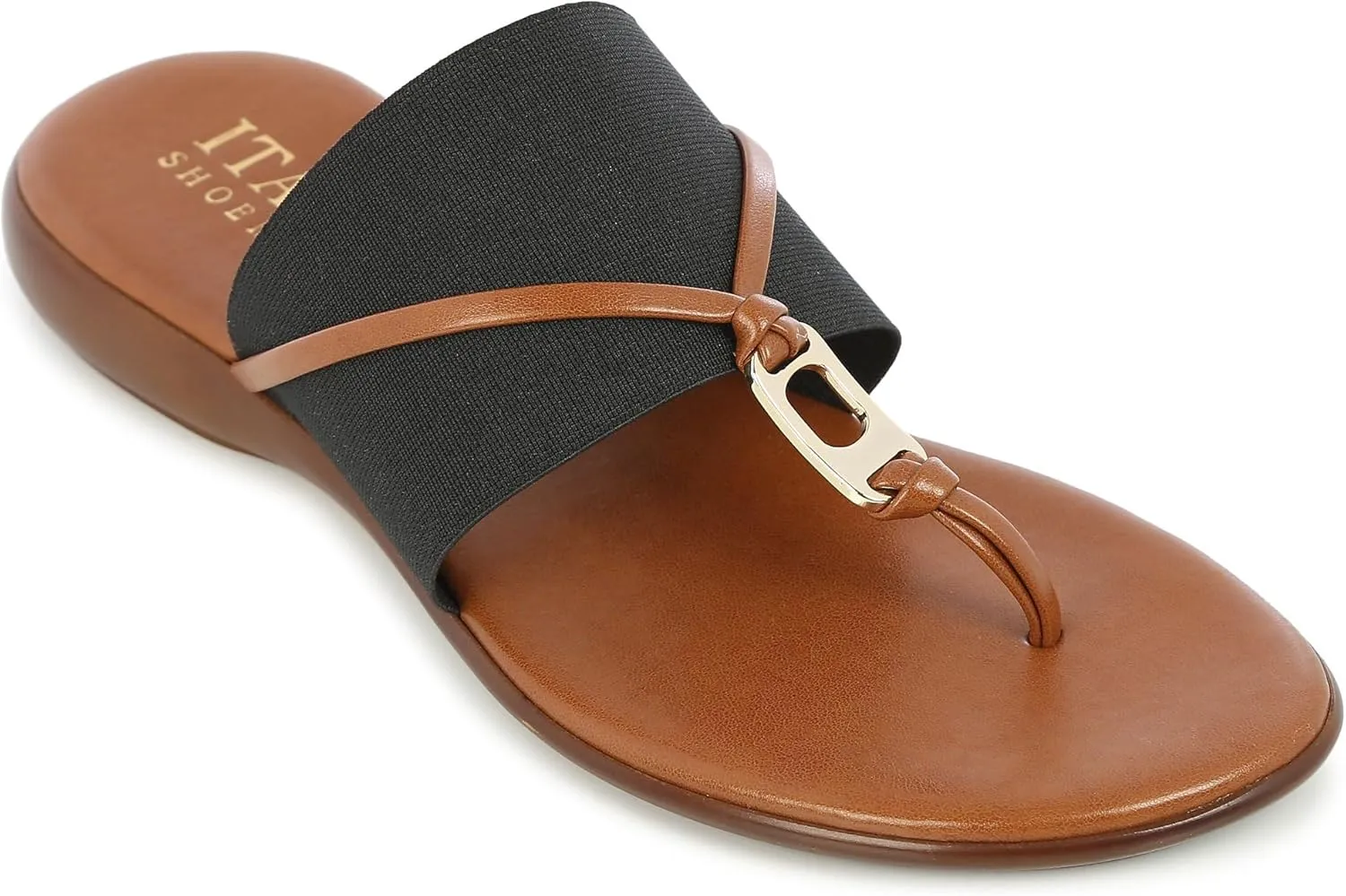 ITALIAN Shoemakers Womens Callisto Sandals 9 Black