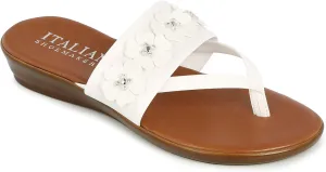ITALIAN Shoemakers Womens Padals Sandals 8 White