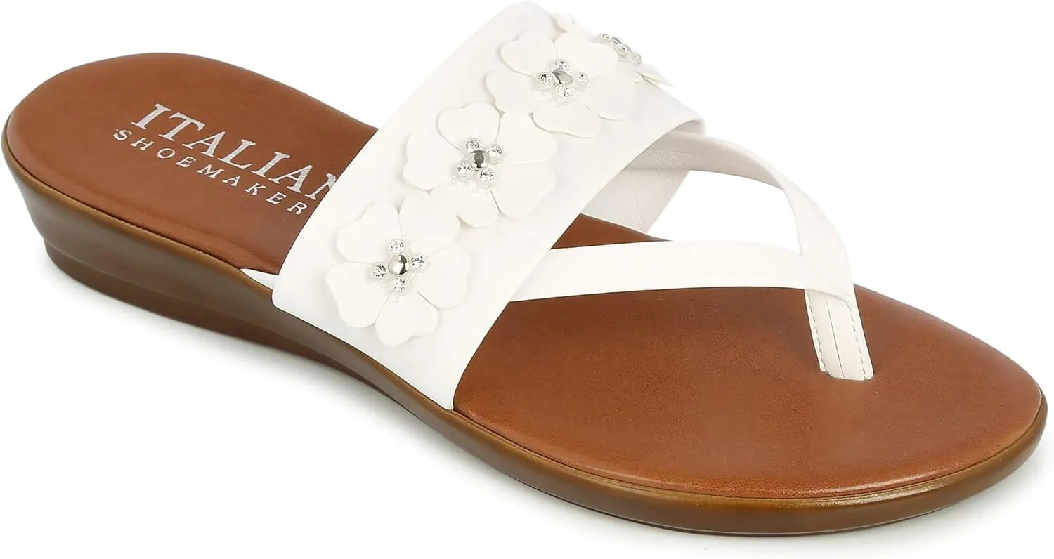ITALIAN Shoemakers Womens Padals Sandals 8 White