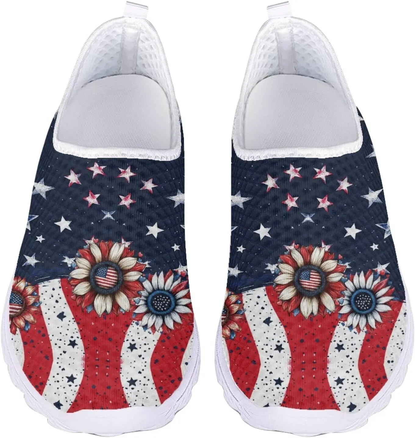 Jeiento Halloween Shoes for Women Men Halloween Party Walking Running Sneaker Shoes Slip-On Breathable Mesh Workout Fashion Shoes