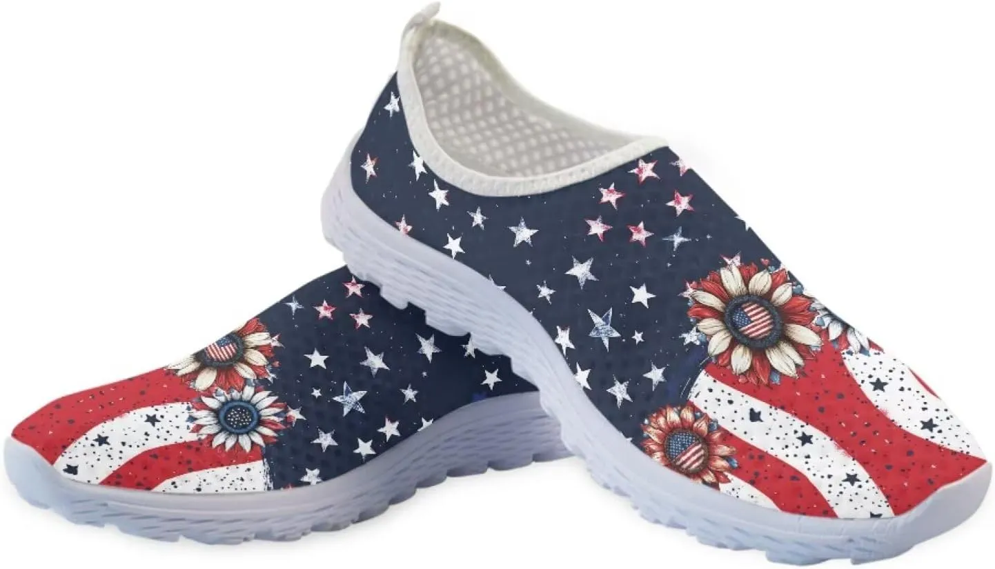 Jeiento Halloween Shoes for Women Men Halloween Party Walking Running Sneaker Shoes Slip-On Breathable Mesh Workout Fashion Shoes