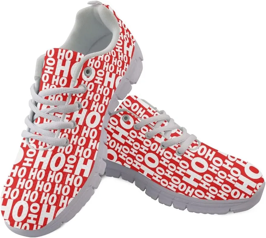 Jeiento Womens Mens Trainers Sports Running Shoes Causal Travel Walking Shoe Lace-up Breathable,Solid Color