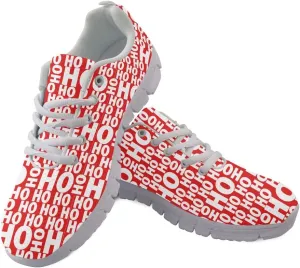 Jeiento Womens Mens Trainers Sports Running Shoes Causal Travel Walking Shoe Lace-up Breathable,Solid Color
