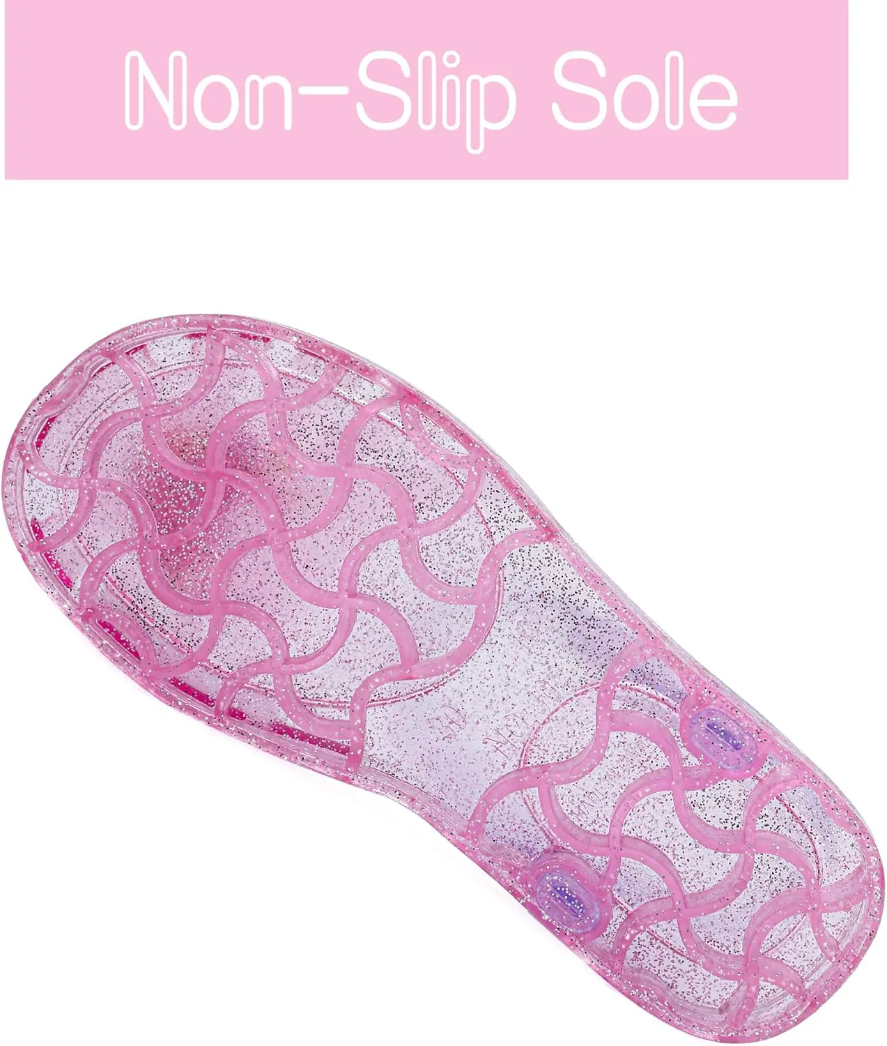 Jelly Sandals Girls Soft Sole Princess Costume Summer Dress Sandals Closed Toe Comfortable for Toddler Little Kid Big Kid