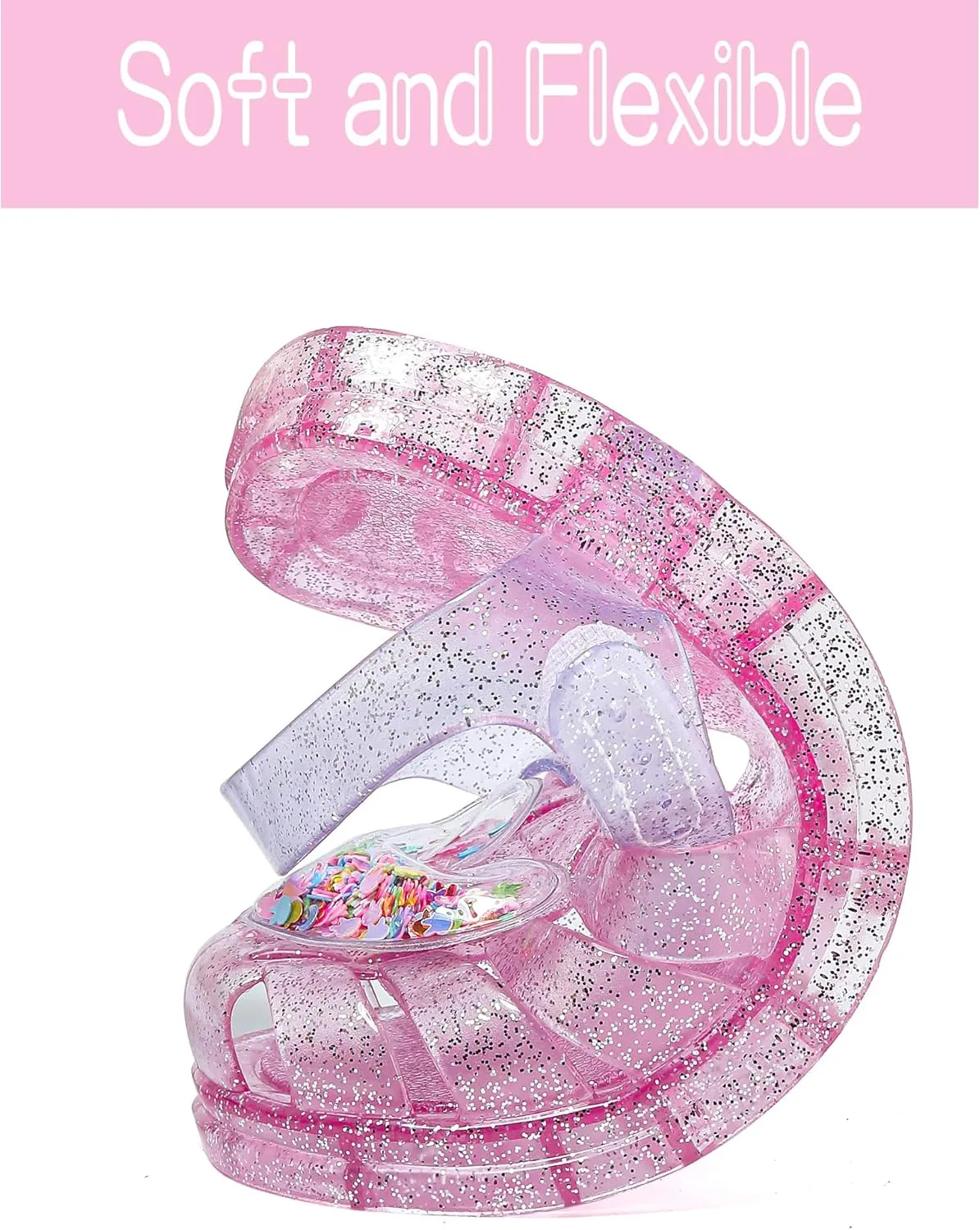 Jelly Sandals Girls Soft Sole Princess Costume Summer Dress Sandals Closed Toe Comfortable for Toddler Little Kid Big Kid