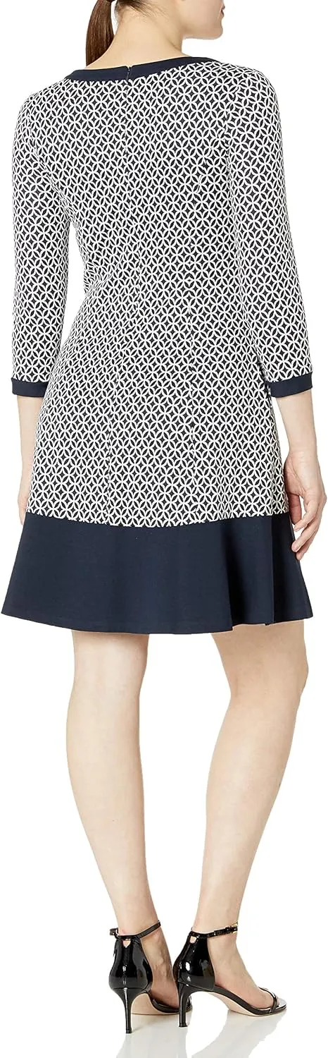 Jessica Howard Women's Fit and Flare Dress (Regular, Petite & Plus)