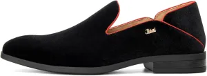 JITAI Luxury Men Shoes Black Loafers Leather Men 's Casual Shoes Brand Comfortable