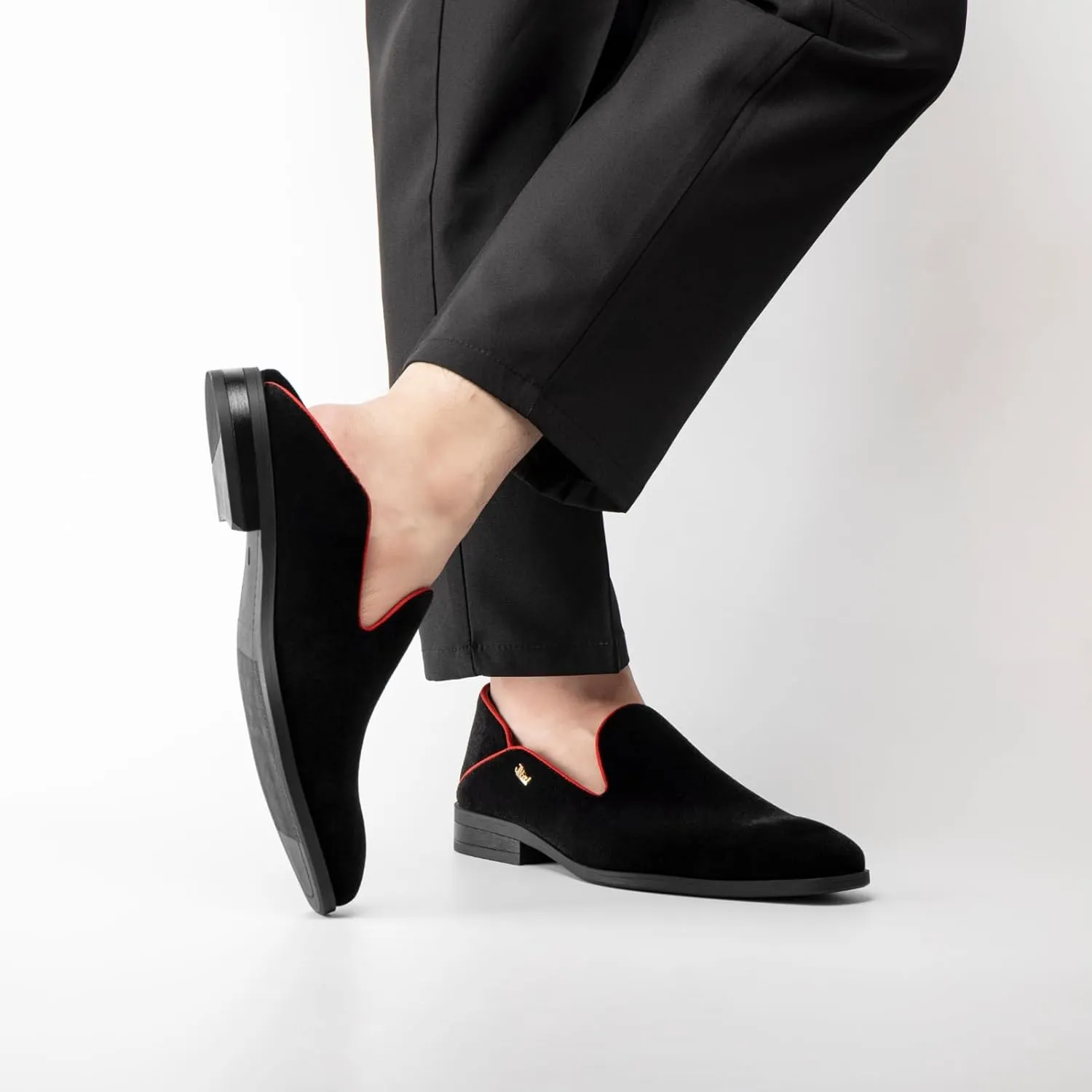JITAI Luxury Men Shoes Black Loafers Leather Men 's Casual Shoes Brand Comfortable