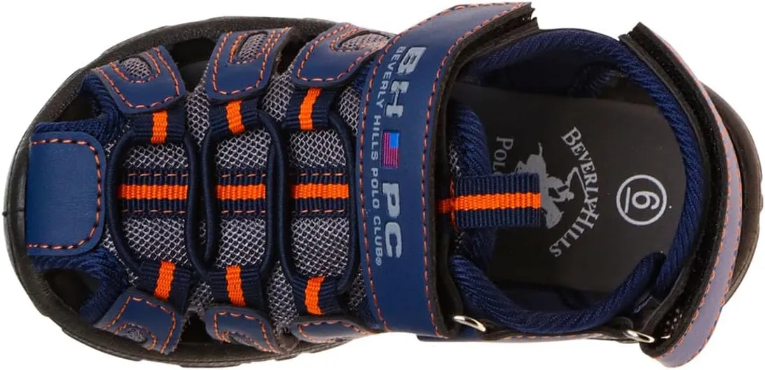 Josmo Boy's Closed Toe Athletic Sandals Sporty Summer Active Shoes for Outdoor Fun Size Toddler-Little Kid-Big Kid