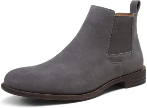 Jousen Men's Chelsea Boots Lightweight Casual Chukka Ankle Boots Classic Elastic Dress Boots For Men