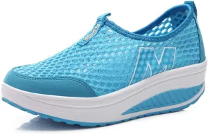 jukka Women's Mesh Air Cushion Shake Size 3.5-8UK Sneakers Hollow Network Mesh Go Running Trainers Athletic Walk Gym Shoes Sport Run