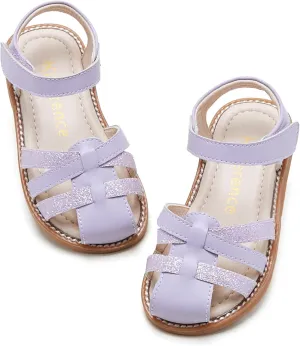 Kiderence Toddler Girls Sandals Little Girls Kids Summer Shoes Toddler Sandals