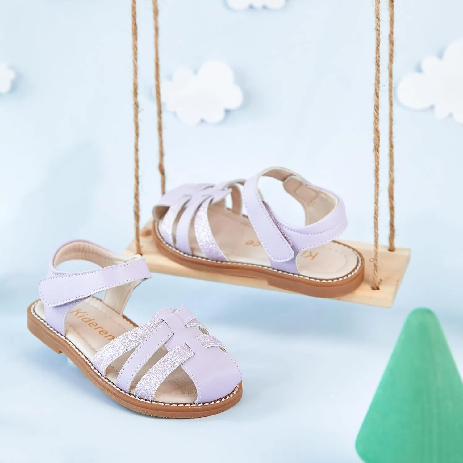 Kiderence Toddler Girls Sandals Little Girls Kids Summer Shoes Toddler Sandals